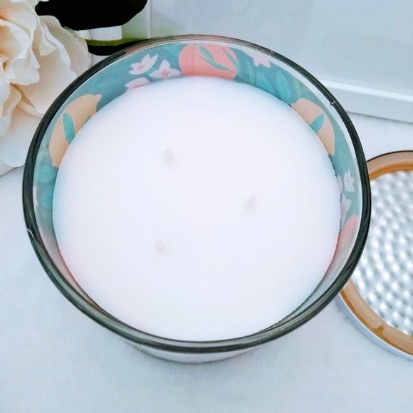 Scentsational Candle Natural Soy Blend Wax Scented Candle Tangerine Guava 26 Oz - Picture 2 of 9